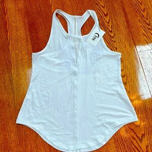 Zyia Active Effortless Tank Long XXL White New With Tags